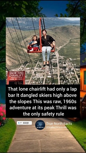 Skiing in the 1960s was absolutely CRAZY! 😱⛷️ #Shorts