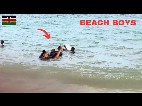 S* X in Water at Mombasa Kenya public Beach