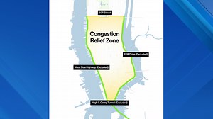 Congestion pricing map NYC: See where tolls apply