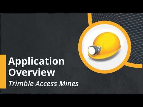 Mines Overview - Trimble Access Mines