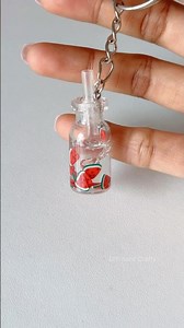 Mini Bottle Keychain DIY 🍉