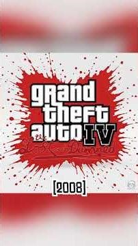 Evolution of GTA Logo #gta #gta5 #grandtheftauto