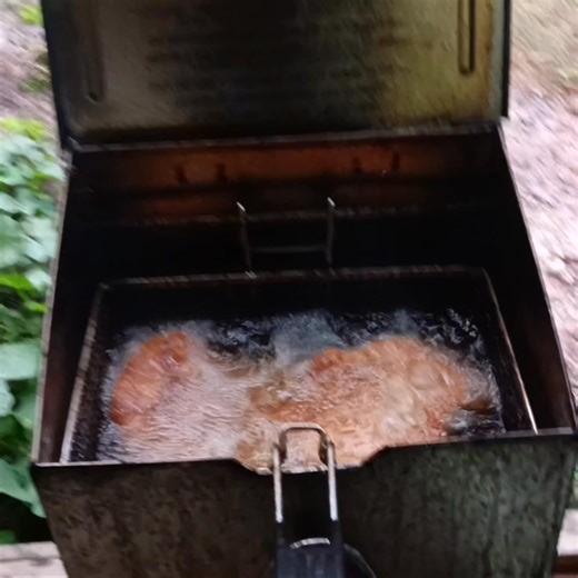 Looks like fried poke chops and tomatoes and rice and some green beans... | Tyler Cook