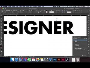 Indesign : modifier une police