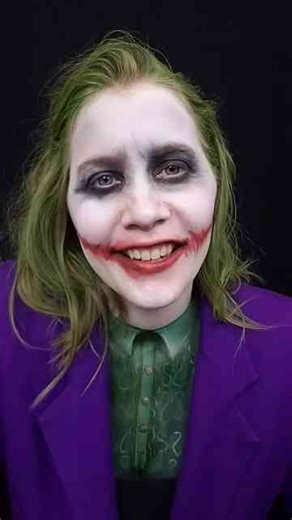 Joker cosplay body paint with a twist you didn’t expect