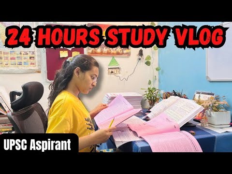 24 Hours in the Life of a UPSC Aspirant 📚 | My Study Routine | Productive Study Vlog