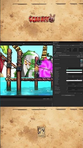 2D water shader in Unity Shader Graph: waves, foam, refraction and more! #gamedev #indiegamedev