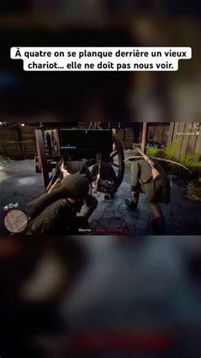 Ne pas se faire repérer derrière le chariot #reddeadrp