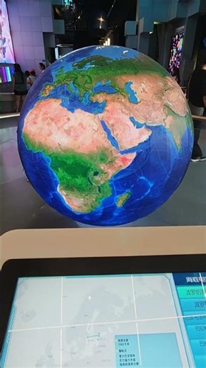 Interactive led sphere display. #leddisplay #ledscreen