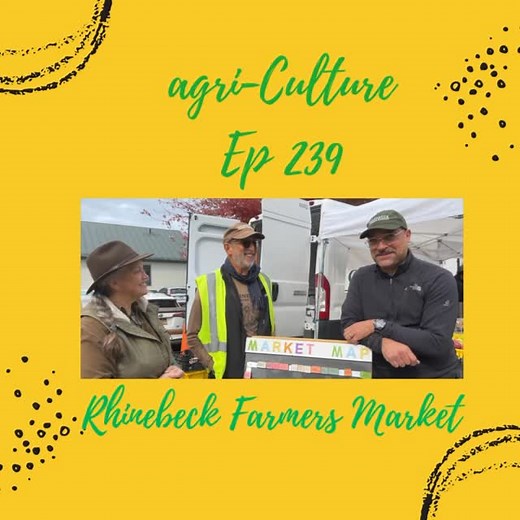 Head on over and check out our latest agri-Culture podcast episode 239 with the Rhinebeck Farmers Market. Join us today as we speak with Michael Risario and Jeff Scales. They took a moment from their busy duties at the Rhinebeck Farmers Market to talk about the incredible bounty that can be found in the Hudson Valley – but especially can be found every Sunday from 10 a.m. to 2 p.m. in Rhinebeck. Rain, shine…or muck. Just how we like it. @rhinebeckmkt #rhinebeck #ny #hudsonvalley #agriculture #fa