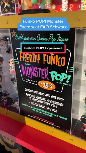 Custom Funko Pop Factory Experience at FAO Schwarz