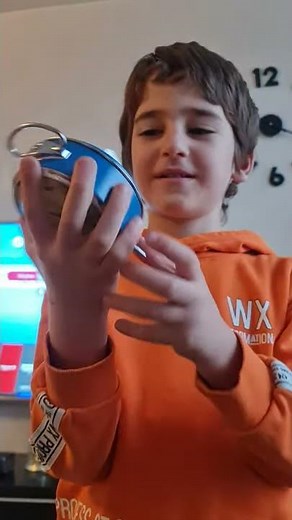 Kachi's new blue alarm clock