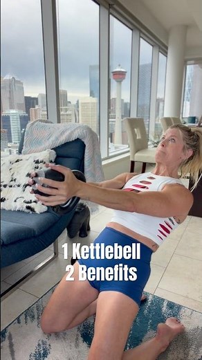 Reverse Nordic Curl with a Kettlebell, Counterbalance for Stronger Quads + Bicep Curls