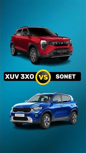 Mahindra 3XO vs Kia Sonet| Comparison कौन सी SUV अच्छी हैं?#automobile
