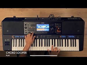 Yamaha PSR SX 720 - Live Performance - Chord Looper, Arpeggiator, Filter, Retrigger and Live Control