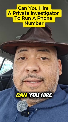 Can You Hire A Private Investigator To Run A Phone Number Reverse Phone Lookup by Private Investigator Lance Casey & Associates #reversephonelookup #privateinvestigator