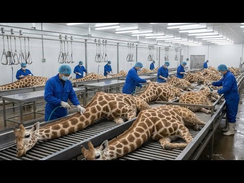Inside the Giraffe Leather Factory | How Rare Giraffe Leather Turns Into a $10,000 Luxury Jacket