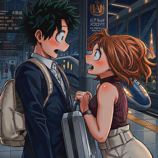 Deku and Uraraka are meant to be together 💚🩷 #mha