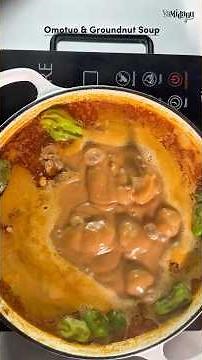 Chicken Groundnut Soup with Omotuo 😍
