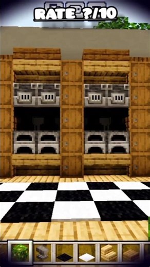 auto furnace in Minecraft #minecraft #viral