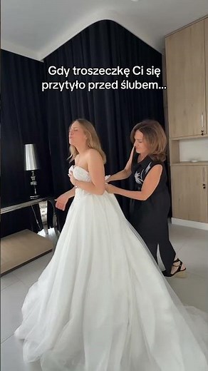 Brides change weight, but we work miracles in our tailoring studio. #weddingdress