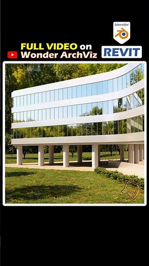 REVIT + BLENDER: create a BUILDING (EXTRACT)