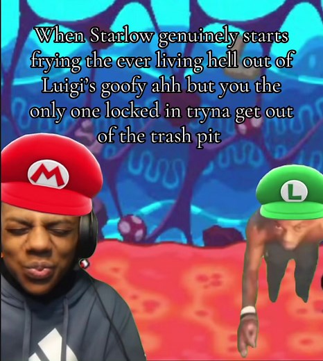 Luigi's Hilarious Encounter with Starlow in Mario