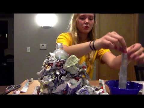 How to Make a Paper Mache Volcano