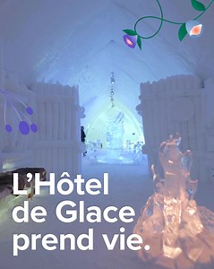 15K views · 805 reactions | Cet hiver, l’Hôtel de Glace prend vie. Réservez votre visite maintenant. | Hôtel de Glace | Facebook