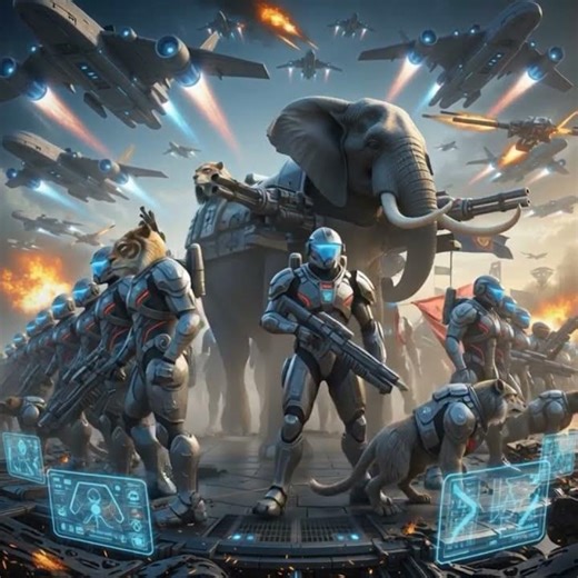 The Atmosphere of War: The Brave Story of the Lion Army#cartoon #animation #ai #alien #space #story