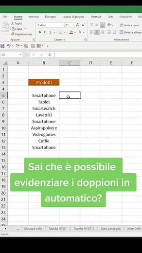Evidenzia Duplicati in Excel con Mike