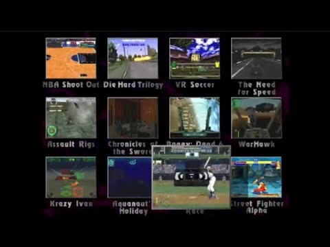 Interactive CD Sampler Pack Volume 2 - Sony PlayStation - Intro & Title Screen