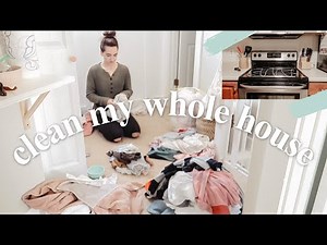DISASTER CLEAN MY WHOLE HOUSE | Clean With Me 2020