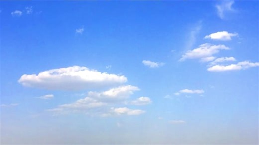 Sky, Clouds, Blue Sky. Free Stock Video