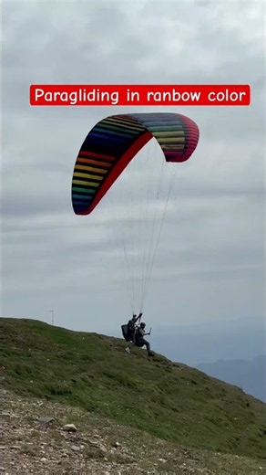 Rainbow Color Paragliding in Bir Billing 🪂 | Most Beautiful Takeoff Ever | Himachal Pradesh