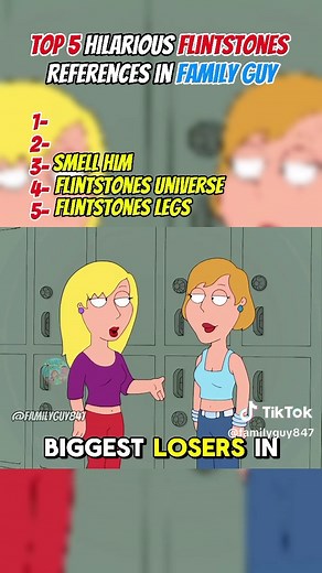 TOP 5 hilarious Flintstones preference in family guy #familyguyclips #asmrsounds #top5 #fff #familyguy #fypシ゚viral #flintstones #tiktok #foryoupage #100k #familyguyfunnymoments #vairal_video #foru #petergriffin #loisgriffin #tiktokmademebuyit #references #fyppppppppppppppppppppppp