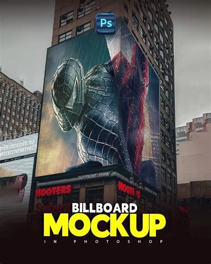 Easy Way to Create a City Billboard Mockup For Begginers in Adobe Photoshop #graphicinfluence | Graphic Influence