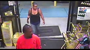 Suspects fill shopping cart at Dollar General, leave without paying