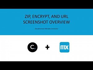 How to Zip and Encrypt a File or Screenshot a URL in Mendix