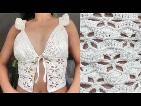 CUTE CROCHET TOP FOR BEGINNERS || Easy Crochet Tutorial