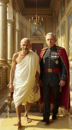 Mahatma Gandhi Meets King George V | Barefoot in Buckingham Palace