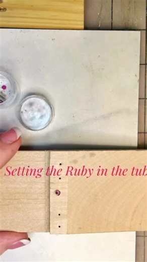 Holly Cromwell | Don’t work harder, work smarter! The first Ruby setting on the top of my 2.57mm tube, I held it in my fingers to set, for what seemed... | Instagram