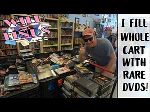 Thrift store hunting for rare and valuable DVDs
