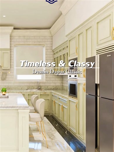 Modern classic kitchen dengan layout sempurna✨ Lengkap dengan kitchen island sebagai pusat aktivitas, kabinet custom full tinggi, dan material marmer yang timeless. Upgrade hunian kamu mulai dari ruang yang paling personal. Konsultasikan dengan kami sekarang👇🏻 More information: 📩 DM Instagram @blaupremium Share & save postingan ini dan follow untuk inspirasi desain lainnya, ya! #desaininteriorjakarta #jasainterior #dapur #dapurclassic #tipsinterior