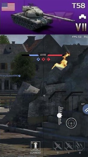 War Thunder Mobile | T58🇺🇸💥🔥