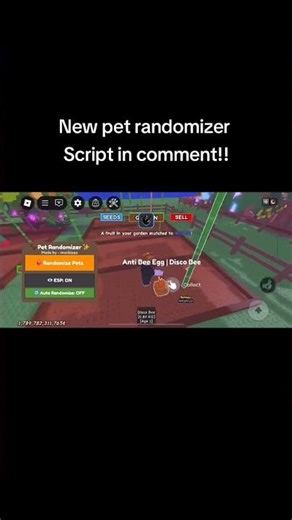 Script pet randomizer v2#growagarden #roblox
