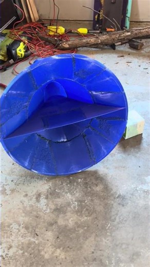 Testing Nascar’s mini blue hurricane in the garage with the full horn