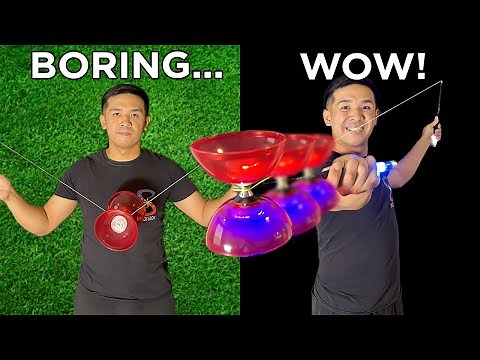 Learn 27 Diabolo Tricks with a Light Up (LED) Diabolo