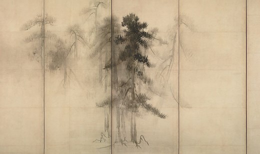 Masterpiece Story: Pine Trees by Hasegawa Tōhaku