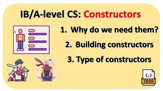 IB/A-level CS: Constuctors—No-Arg, Parameterized(This & Overloading)